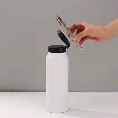 Bouteille isotherme Hydramag MagSafe — Avec support de téléphone intégré